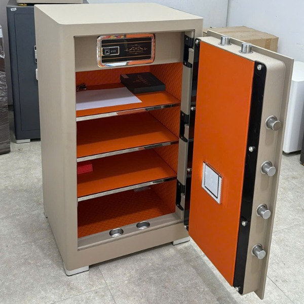 Nội thất Két sắt Liberty LB1200S màu gold vân tay thông minh chia nhiều ngăn