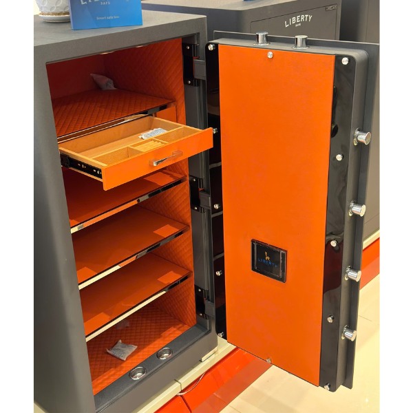 Két sắt Liberty LB1500 Pro vân tay điện tử màu xám có APP điện thoại