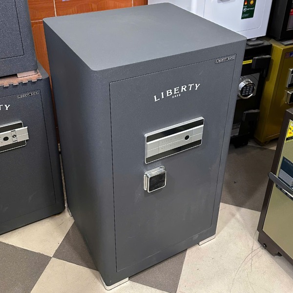 Két sắt Liberty LB79S màu xám vân tay thông minh kết nối điện thoại