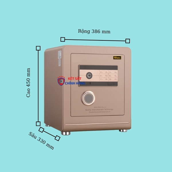 Két sắt mini đựng tiền thông minh