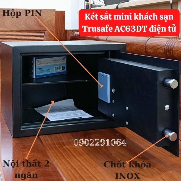 Hình ảnh Két sắt mini khách sạn nhỏ AC63DT điện tử1