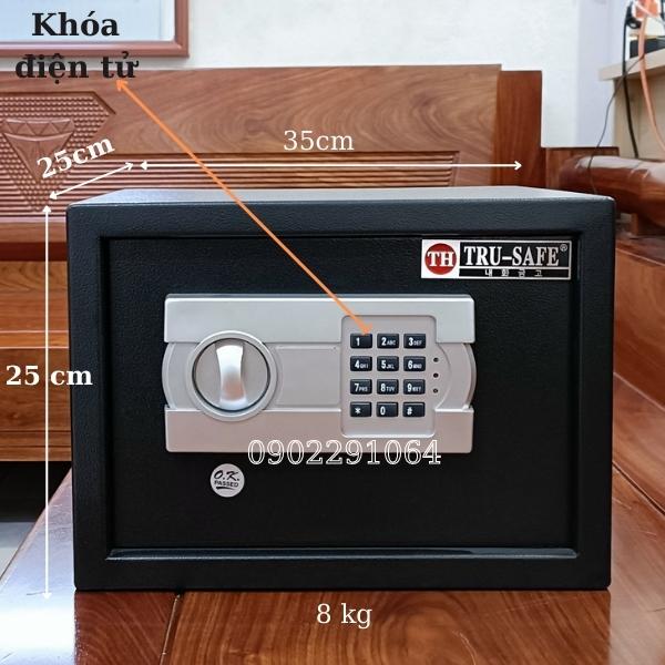 Két Sắt mini khách sạn nhỏ AC63DT điện tử để trong tủ quần áo