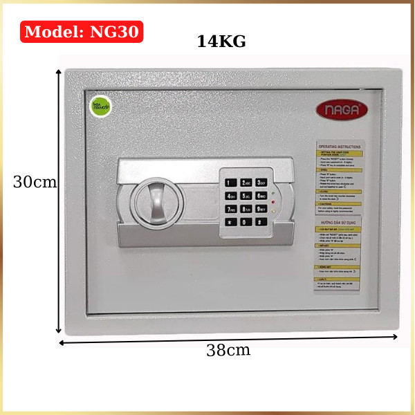 Hình ảnh Két sắt mini khách sạn giá rẻ NAGA NG3002