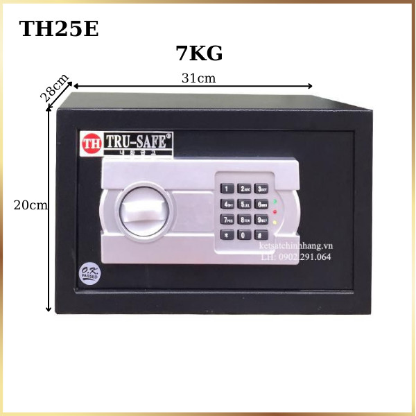 két sắt mini trusafe TH25E
