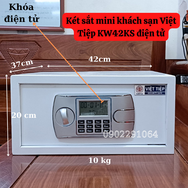 Hình ảnh Két sắt khách sạn mini Việt Tiệp KW42KS điện tử0