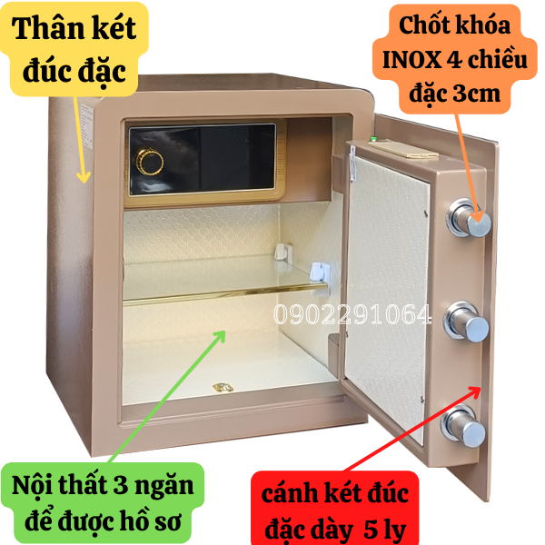 Hình ảnh Két sắt Bofa safe vân tay nhập khẩu cao cấp 45DY2