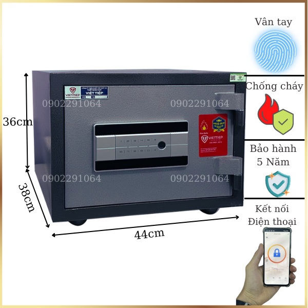két săt vân tay Việt Tiệp KW39FE