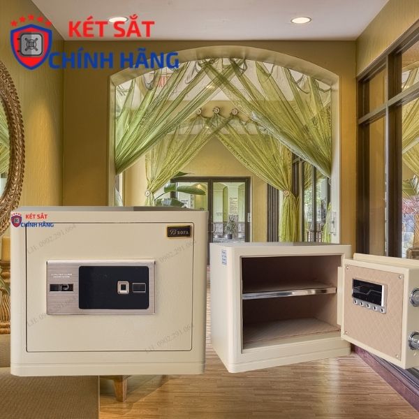Khóa vân tay thông minh kết sắt kích thước mini của két sắt lựa chọn hoàn hảo 