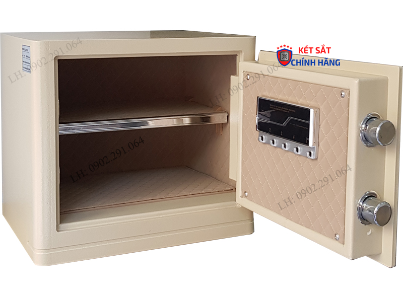 Két sắt mini vân tay điện tử Bofa D30VT kích thước nhỏ gọn để được giấy tờ, có thiết kế vít bắt vào tủ