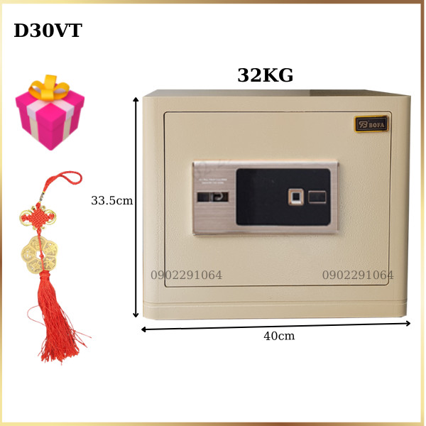 Két sắt mini thông minh D30VTDT nhập khẩu nguyên chiếc