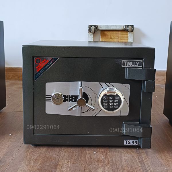 Hình ảnh Két sắt mini vân tay siêu cường TS39VT thép dày 12 ly chống trộm0