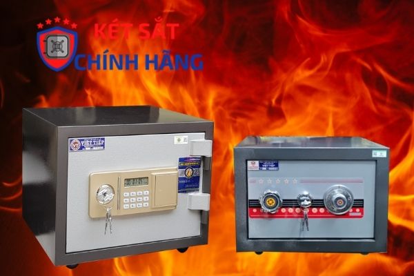 Két sắt mini Việt tiệp chống cháy an toàn hiệu quả