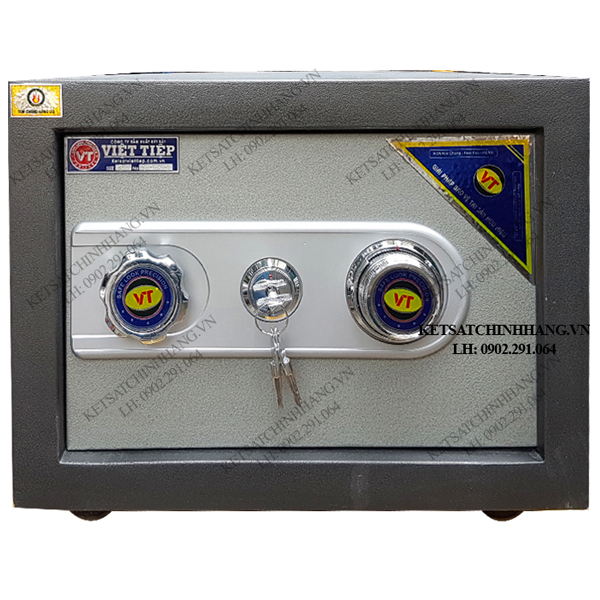 Két sắt mini việt tiệp khóa cơ K35N