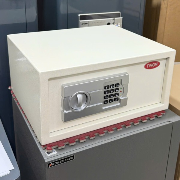 Hình ảnh Két sắt khách sạn cao cấp NAGA NG200LT mini màu trắng, đen1