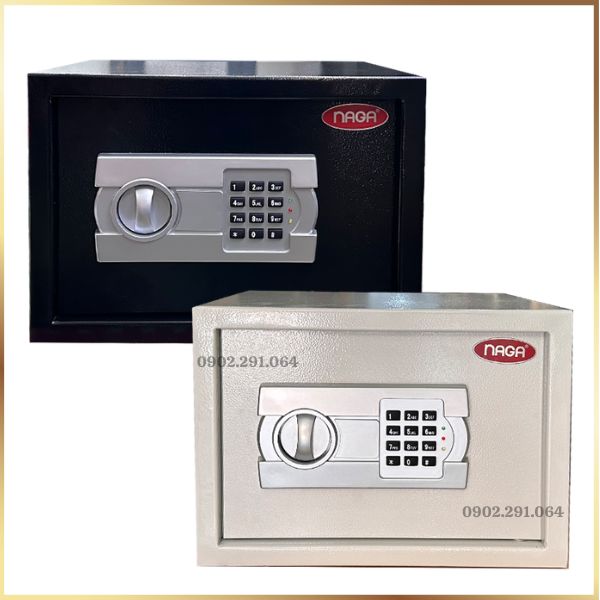 Hình ảnh Két sắt khách sạn mini NAGA NG250 màu trắng, đen0
