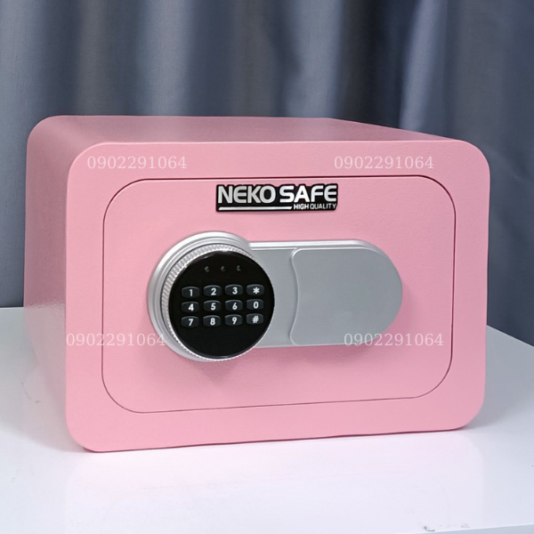 Hình ảnh Két sắt Neko safe NS20 điện tử màu ( đen, trắng, xanh, hồng)3