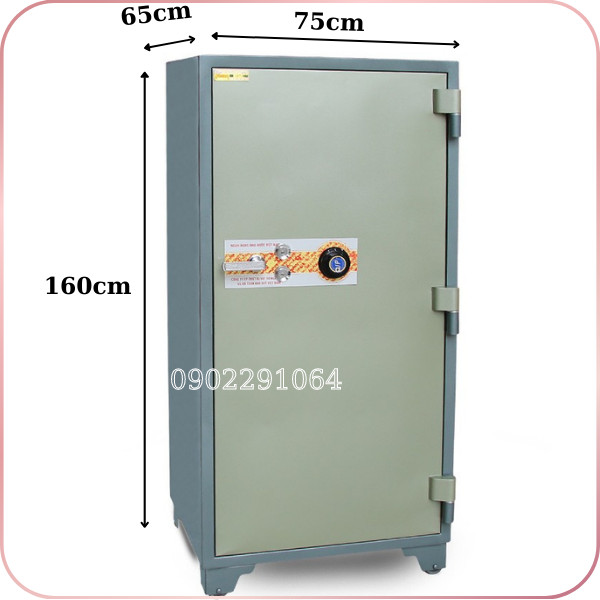Hình ảnh Két Sắt Ngân Hàng BEMC K400 cao 1m6 chống cháy0
