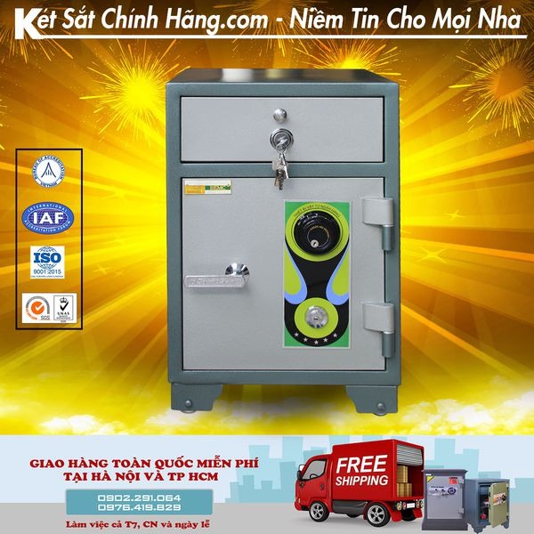 Két Sắt Ngân Hàng có khay chia tiền GD100