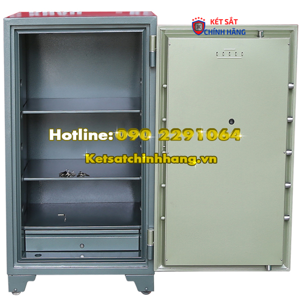 Hình ảnh Két sắt ngân hàng BEMC K190 NHA1 đổi mã chống cháy1