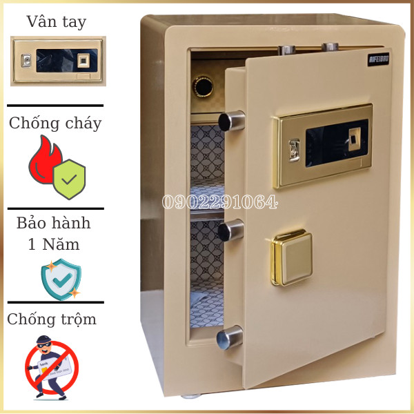 Hình ảnh Két sắt nhập khẩu AifeiBao HK-MD-60BL khóa vân tay điện tử màu vàng chanh3