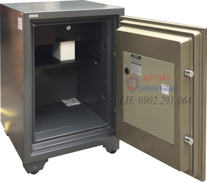 két sắt nhập khẩu Hàn Quốc Booil BS-T670 khóa điện tử chống cháy