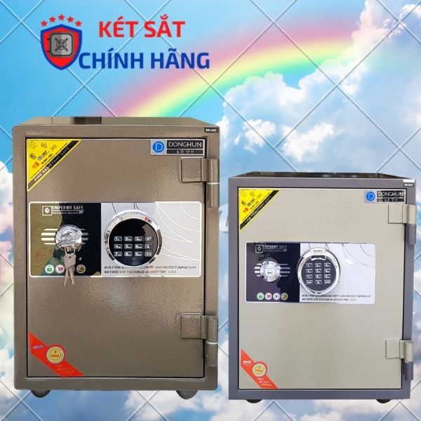 Hình ảnh két sắt nhập khẩu Hàn Quốc Donghun DH52 cao cấp chính hãng 