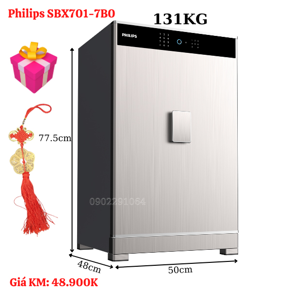 Hình ảnh Két sắt nhập khẩu Philips SBX701-7B0 vân tay điện tử cao cấp0