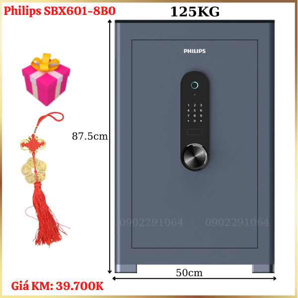 Hình ảnh Két sắt Philips SBX601-8B0 cao cấp {gia đình văn phòng}0