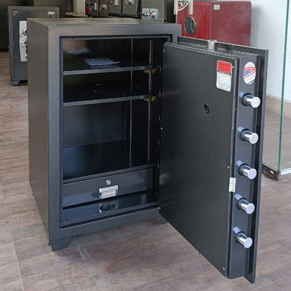 Két sắt siêu cường Việt Nhật JP81FE vân tay điện tử an toàn chống trộm với chốt INOX đặc