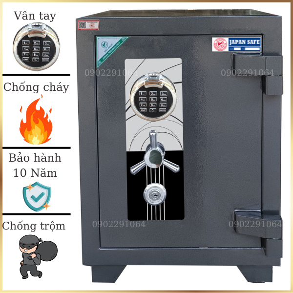 Hình ảnh Két sắt siêu cường Việt Nhật JP60FE vân tay điện tử0