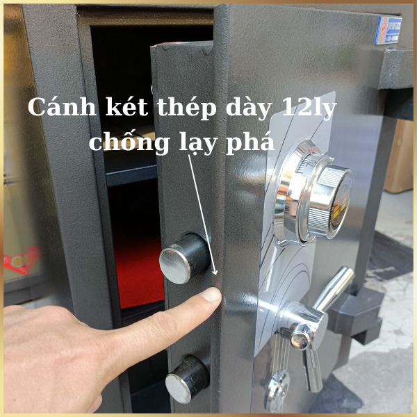 Hình ảnh Két sắt siêu cường Việt Nhật JP68C khóa cơ đổi mã kết nối điện thoại1