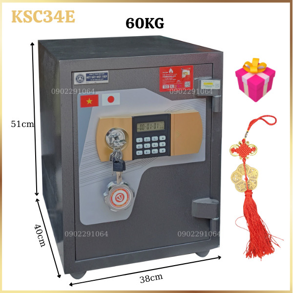 Hình ảnh Két sắt  Việt Tiệp KSC34E điện tử chống cháy0
