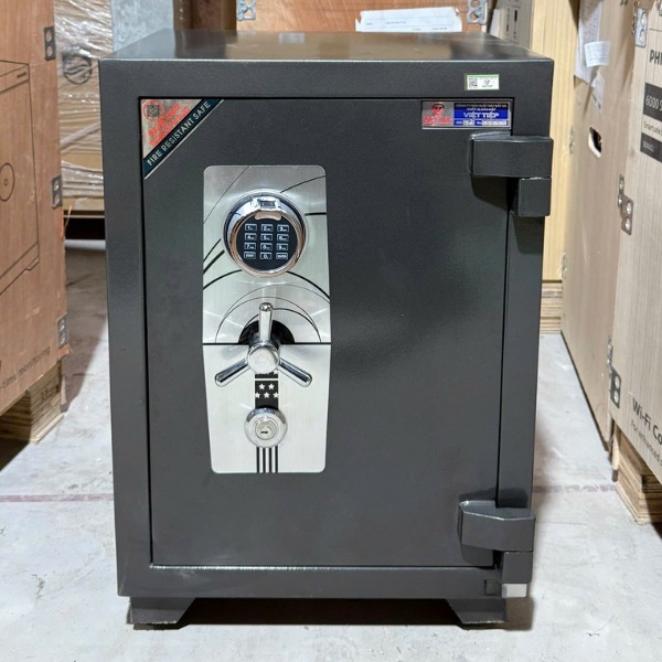 Hình ảnh Két sắt siêu cường Việt Tiệp KSC68FE vân tay điện tử0