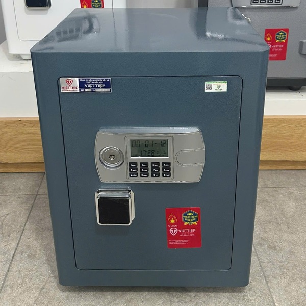Hình ảnh Két sắt tài lộc Việt Tiệp KW52SCE điện tử thép dày2