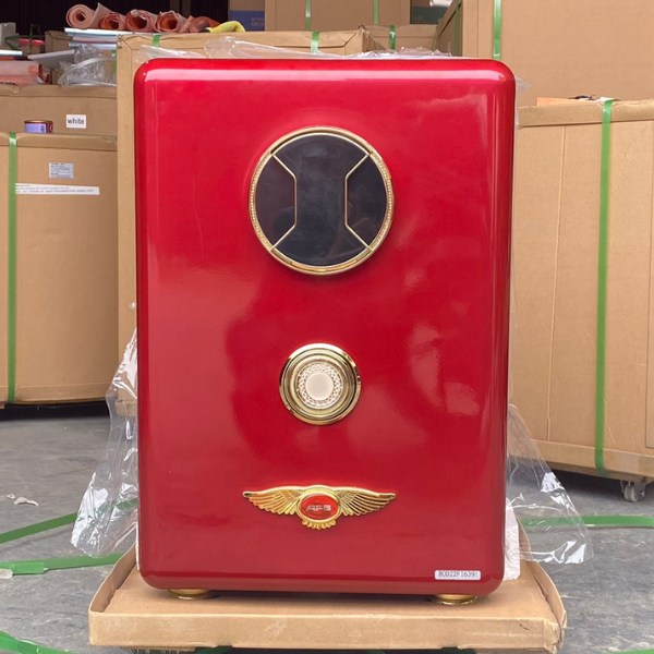 Hình ảnh Két sắt vân tay nhập khẩu HK-A1D-60ALS (red) màu đỏ báo động điện thoại2