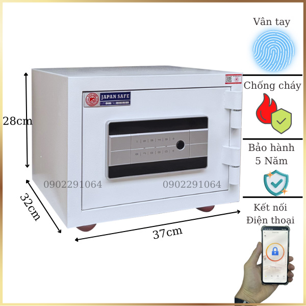 Két sắt thông minh Việt Nhật VN20FE kết nối điện thoại