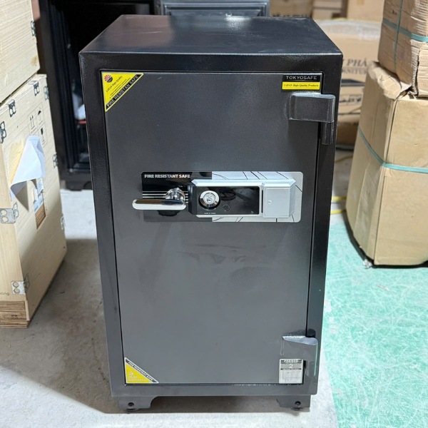 Hình ảnh Két sắt vân tay to đại TOKYO TKO1000F chống cháy cao cấp màu đen0