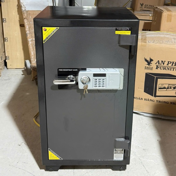 Hình ảnh Két sắt to điện tử TOKYO TKO1000E chống cháy cho công ty0