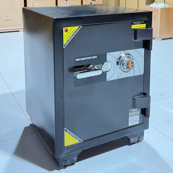 Hình ảnh Két sắt TOKYO TKO68C cơ đổi mã 110kg chống cháy cho gia đình công ty4