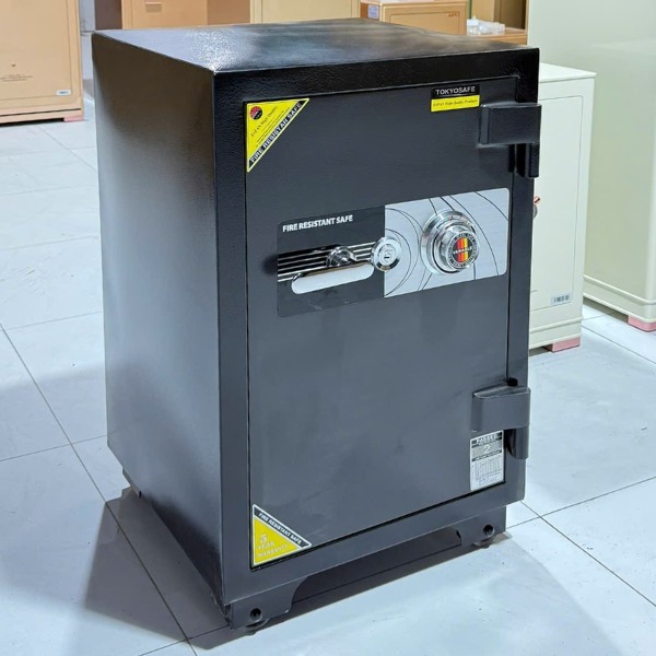 Két sắt Tokyo TKO79C khóa cơ chống cháy bền an toàn dễ sử dụng