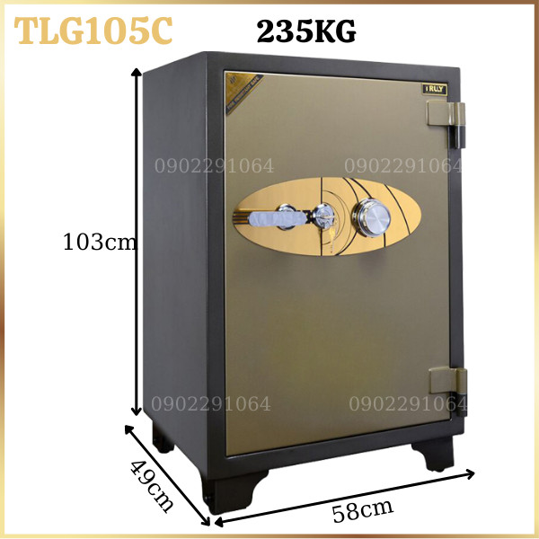 Hình ảnh Két sắt Truly gold TLG105C cơ0