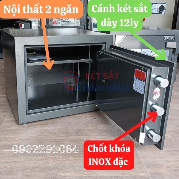 Hình ảnh Két sắt Truly siêu cường TS42 khóa cơ chống cháy màu đen1