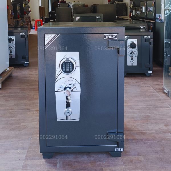 Hình ảnh Két sắt xuất mỹ Truly siêu cường TS81VT vân tay điện tử0