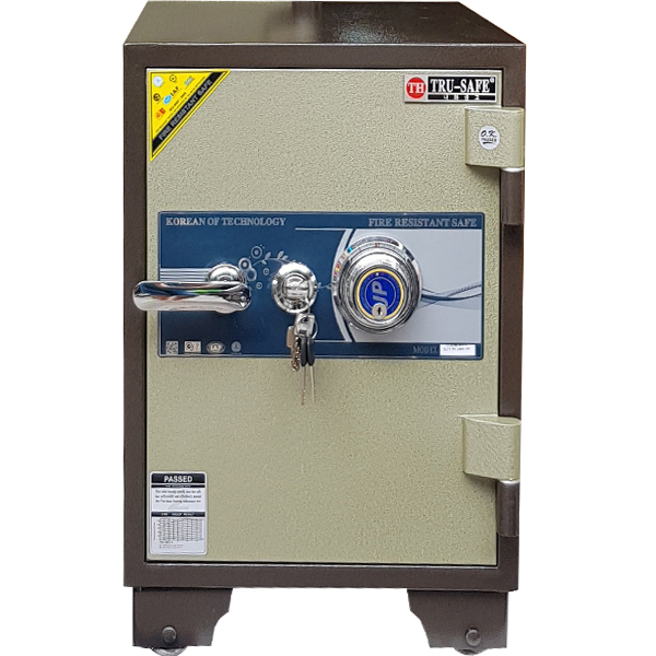Két sắt khóa cơ đổi mã chống cháy trusafe C100ĐM sử dụng cho gia đình, văn phòng