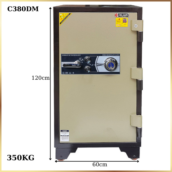 Hình ảnh Két sắt Hàn Quốc cỡ lớn trusafe C380DM khóa cơ đổi mã0