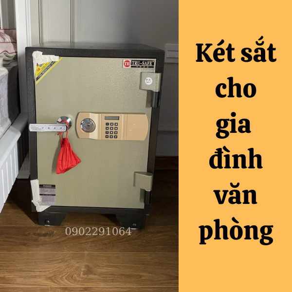 Két sắt chống cháy trusafe E100DT chính hãng cho gia đình văn phòng