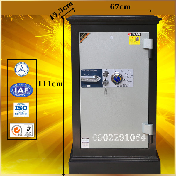 Hình ảnh Két sắt Trusafe C1110DM khóa cơ đổi mã cỡ lớn0