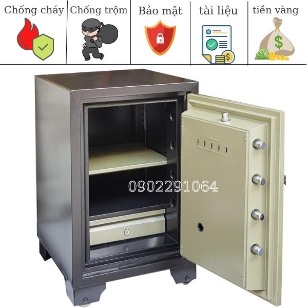 Két sắt khóa điện tử Trusafe TH120DT cho gia đình để giấy tờ