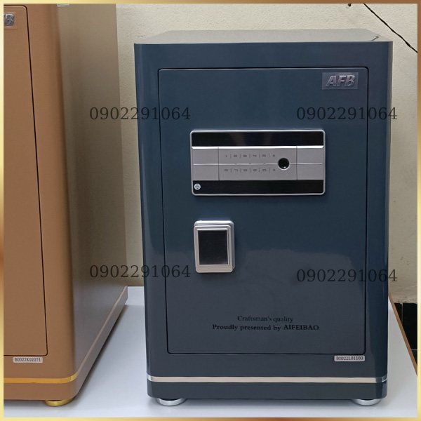 Hình ảnh Két sắt vân tay AFB HK-A1D-60HM xanh ngọc kết nối điện thoại5
