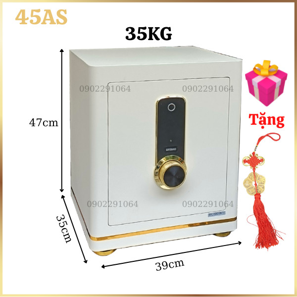 Hình ảnh Két sắt vân tay aifeibao HK-MD-45AS màu trắng, đen, xanh0